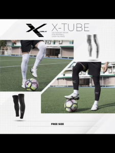 ถุงเท้าตัดข้อ ความยาวเลย ถุงเท้าเตะบอล ถุงเท้าฟูตบอล ฟรีไซส์ คุณภาพสูง จัดส่งเร็ว XZELIX - X Tube Football Sleeves Free Size