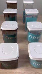 นุ่มผู้ชายใส่นมผง กล่องใส่นมผง กระปุกใส่นมผง กล่องนมผง กล่องเก็บนมผงสูญญากาศ กล่องเก็บอาหาร ขนม รุ่นNOVA SQ ของแท้💯