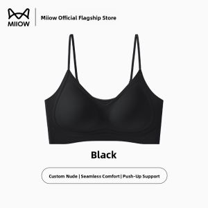 Miiow | Cat Woman Invisible Thin Foundation Liquid Bra Womens Breathable Cool Sensation Seamless Strapless Gathered Summer Bra