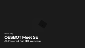 Obsbot Tiny SE AI-Powered Full HD Pan Tilt & Zoom Webcam with Auto Tracking