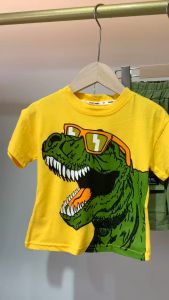 0-5 tahun Kartun casual setelan baju kaos anak laki laki Musim panas fashion jas pakaian anak perempuan imut Kartun set baju anak anak