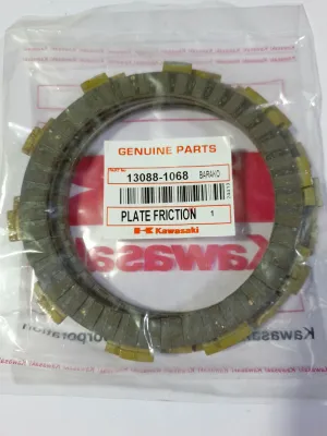 kawasaki genuine barako bc175 clutch lining set (5pcs)
