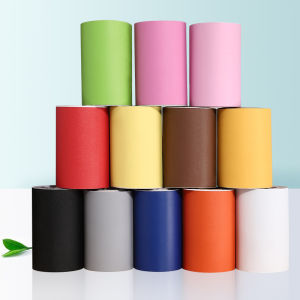 Decorative Pure Color Stickers Self Adhesive Waist Line Wall Decals Door Frame Trim Non-Drying Adhesive Kindergarten Instant Stickers