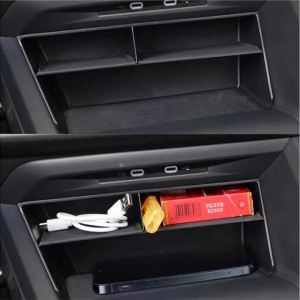 For Volkswagen VW Golf 8 MK8 2020-2025 LHD Car Center Console Organizer Storage Box Interior Styling Accessories