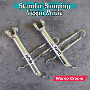 Standar Samping Vespa Matic Sprint Primavera i get 3V Ukuran Ring 12 Ring 10