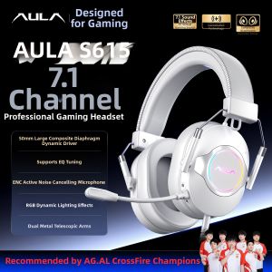 AULA | Gaming Headset with USB Noise Cancelling Microphone for FPS