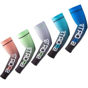 SRIEI 2PCS Ice Sleeves Sun Protection Ice Silk Sleeve Anti-UV Arm Protector 防晒冰丝袖