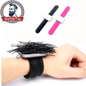 Salon Hair Accessories Magnetic Bracelet Wrist Band Strap Belt Hair Clip Holder Barber Hairpins Hairdressing Styling Tools