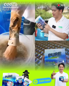 ผงซักฟอก ผงซักฟอกขจัดคราบ ผงซักฟอกเพียว📌ล็อตใหม่🌟ของเเท้ สูตรเข็มข้น ผ้ารีดง่าย