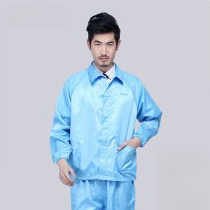 NUDO | Anti-Static Dustproof Paint Spray Suit Detachable Cap Included Cleanroom Workwear Polyester Fabric Factory Workshop Protective Clothing