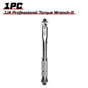 Geinxurn 1PCS 1/4 Professional Torque Wrench-S High Accuracy Alloy Steel Torque Wrench For Bike Maintenance With Storage Case