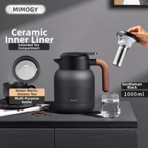 IMOGY | Ceramic Lined Thermal Tea Pot Large Capacity