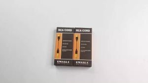 EMALLA RCA Hình Xăm Kẹp Dây Cao Su Silicon Cáp Cho Máy Xăm Bút Nguồn Điện Phụ Kiện Tương Thích