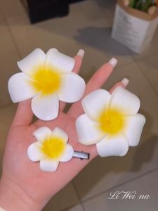 JEPIT RAMBUT BUNGA KAMBOJA BALI BAHAN SPONS JEPITAN JEDAI HAIRPIN HAIR CLIPS BUNGA KAMBOJA