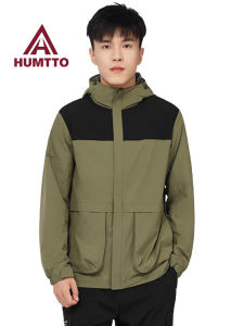 Mens Outdoor Casual Hoodie Jacket Windproof Water-resistant Breathable Elastic Nylon Spring Autumn Wearable City Outdoor