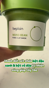 Mặt Nạ Đất Sét Beplain Mung Bean Pore Clay Mask 120ml