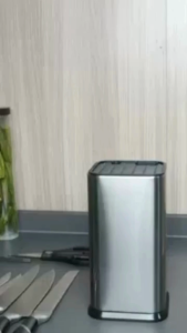 COD TaffHOME Tempat Pisau Dapur Austetic Spatula Stand Holder Stainless Steel / Kotak Pisau Dapur Dan Gunting Bahan Stainless Steel Bagus / Rak DapurTempat Penyimpanan Pisau Dapur Anti Karat Kuat Stand Too Knife Holder - SUS430