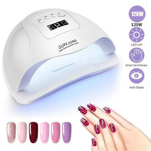 ⚡PH deliveryIn stock⚡New 120w high power nail light therapy lamp SUNX5Plus nail light quick drying induction nail baking lamp【Manicure-tools】