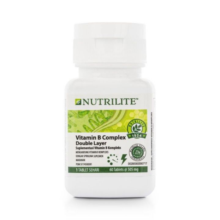 Nutrilite Vitamin B Complex Double Layer Original Anti Lelah Anti Pusing Lazada Indonesia