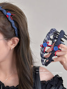 Băng Đô Sóng Viền Nút Thắt Bướm Đơn Giản Cho Phụ Nữ Thường Ngày Băng Đô Tóc Ngoài Trời Phụ Kiện Tóc Phụ Kiện Tóc Cao Cấp