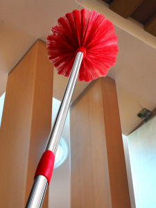 Sweep Spider Web Handy Gadget Retractable Rod Length Broom Ceiling Roof Cleaning Duster For Home Sanitary Cleaning