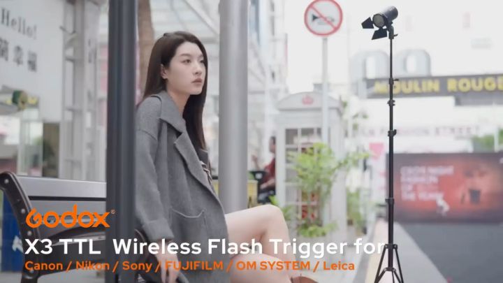 Godox X3-N Trigger Per Flash - Trasmettitore TTL Wireless Touch Screen Con Batteria Litio - Foto 6