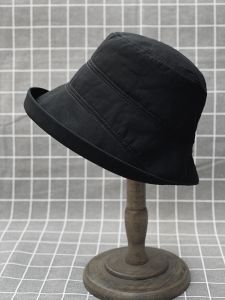 Japanese Style Soft Cotton Hat Spring and Summer Curling Sunshade Sun Cloth Hat Female Fisherman Hat Sun Hat Leisure Basin Hat Cover Face