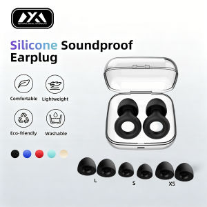 Silicone Earplugs for Swimming Sleep Cancel Noise Slow Rebound Reduction-Soundproof Reduce Disturbances -Quality Loop Earplugs