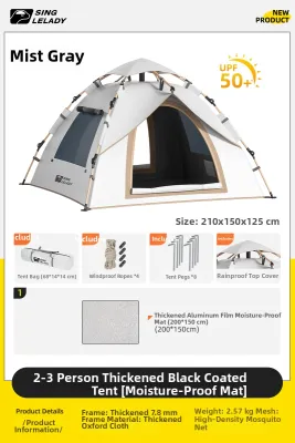 Portable Waterproof Automatic Tent