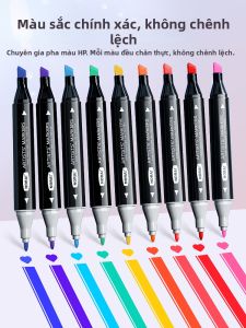 Nora | Quick-Drying Non-Transparent Watercolor Marker Set for Childrens Art