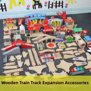 Compatible Wooden Train Tracks Toy Accessory