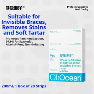 HUXIHAIYANG | Orthodontic Mouthwash For Teens Fluoride Alkaline Portable Disposable