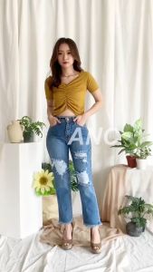 Celana BF Ripped Terlaris untuk Wanita