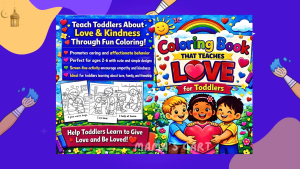 Coloring Book that Teaches Love for Kids Values Manners and Good Habits Learning Coloring Book