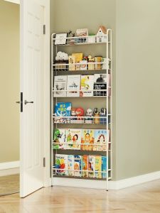 Ultra-thin Narrow-gap Wall-mount Bookshelf Steel