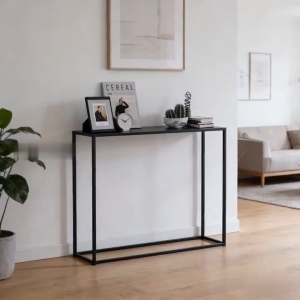 Nordic Console Table Porch Table Modern Iron Side Corridor Table Storage Wall Side Storage Shelf Console Table For Living Room