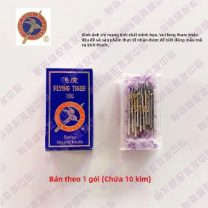 Kim Máy May Công Nghiệp Thép Carbon Cao Flying Tiger 135x5 DPx5 Dành Cho Máy Khâu Khuy Hai Kim Kiểu Cột.