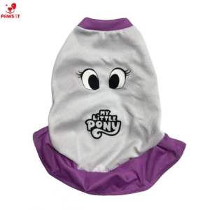 PAWS IT Pet Cat Clothes Dog Dress The Little Pony Dog Sando