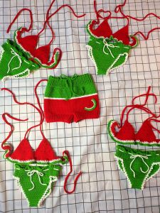 👙 Quần bơi handmade móc bằng len cho bé trai từ 6 tháng