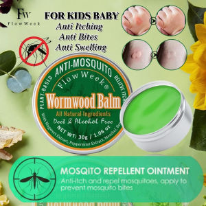 FlowWeek Mosquito Repellent Balm Cool Relieve Itching Swelling For Kid Adult Natural Anti Insect Cream Get Rid Of Mosquito