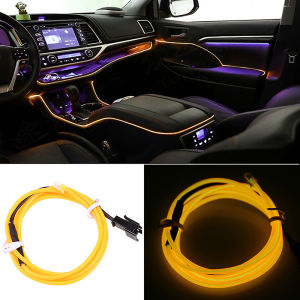 Car Interior LED Lights With Flexible Neon Lights With/No USB Cigarette Drive 1/2/3/4/5M Hot Style Ambient Led Lamps LED Cool