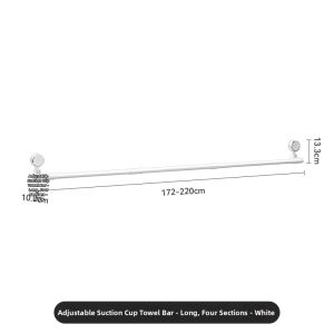 Suction Cup Extendable Versatile Drying Rack