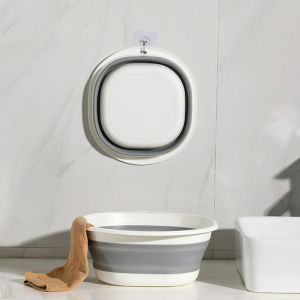 กะละมังพับได้ กะละมังซิลิโคนอเนกประสงค์ กะละมังล้างผักผลไม้ ซักผ้า ตั้งแคมป์ กะละมังแบบพกพา