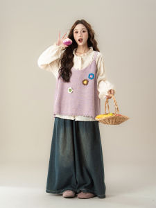 SHANGWEILUO | Sweet Embroidery Autumn New Set