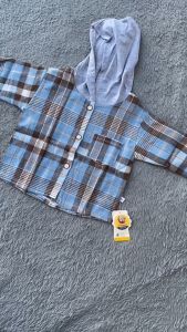 BOOGIE BABY KEMEJA ANAK Lengan Panjang Kotak-Kotak