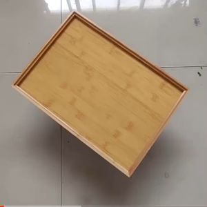 P Wooden Bamboo Rectangular Water Cup Tray Dry-Brewing Tea Plate Tea Table Household Snack Plate Tray For Hotel Home 2130