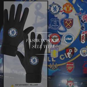 Touchscreen Thermal Split Finger Gloves for Football Fans