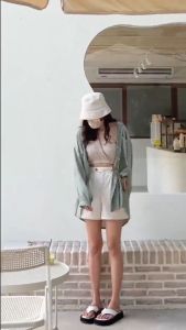 KEMEJA LINEN OVERSIZE SHIRT OVERSIZE KEMEJA POLOS SHIRT POLOS KEMEJA LINEN KEMEJA WANITA KEMEJA LINEN OVERSIZE POCKET KEMEJA BASIC LINEN BYACLOTH