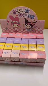 24PCS Cute Cartoon Sanrio Key Chain Blind Box Ring Bag Accessories Decoration Gift Doll Pendant Student Prize 三丽鸥盲盒 钥匙扣