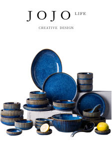Elegant Japanese Style Fine Porcelain Tableware Set